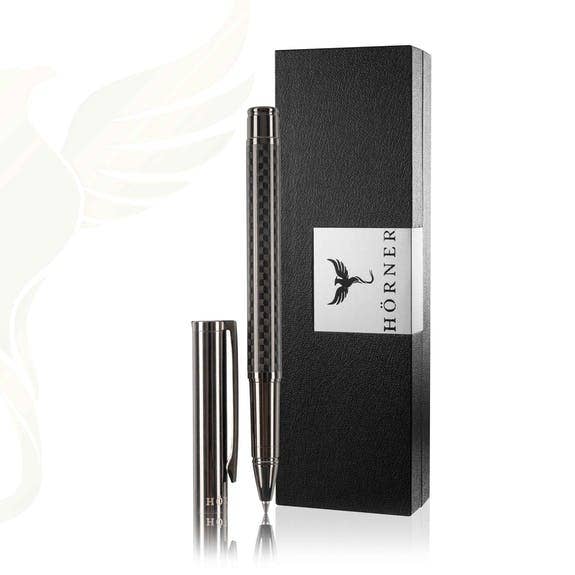 Hörner Carboneo Rollerball Pen – premium German writing instrument