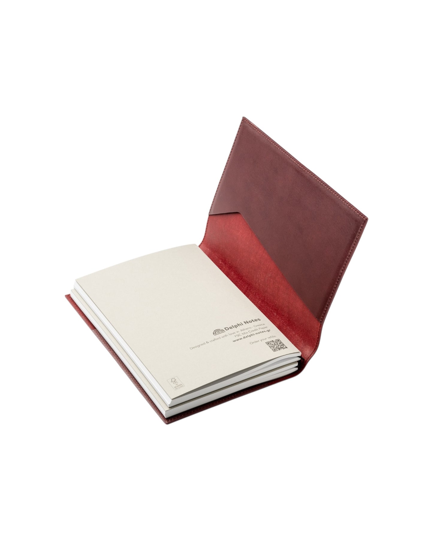 EverLeather Portfolio A5 Bordeaux