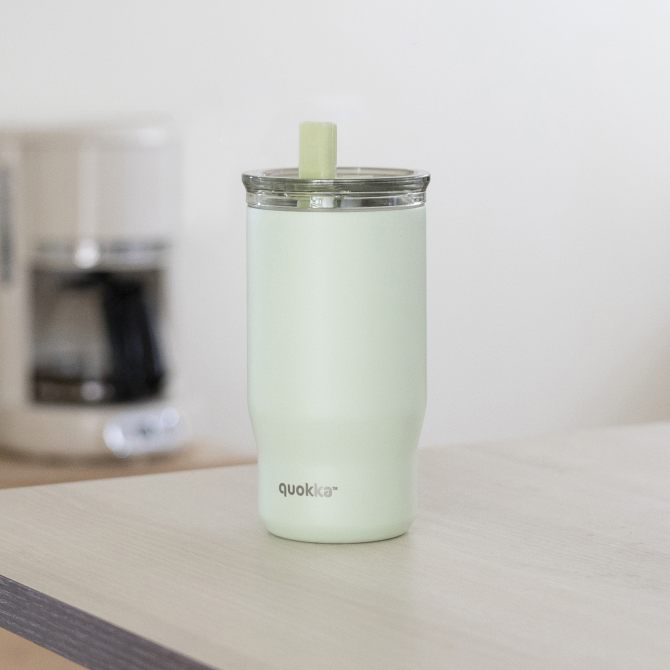 Quokka Themal SS Straw Tumbler Mist 720 ml - Pastel Green