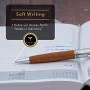 Hörner Legno Mahogany Wood Ballpoint Pen – premium German writing instrument