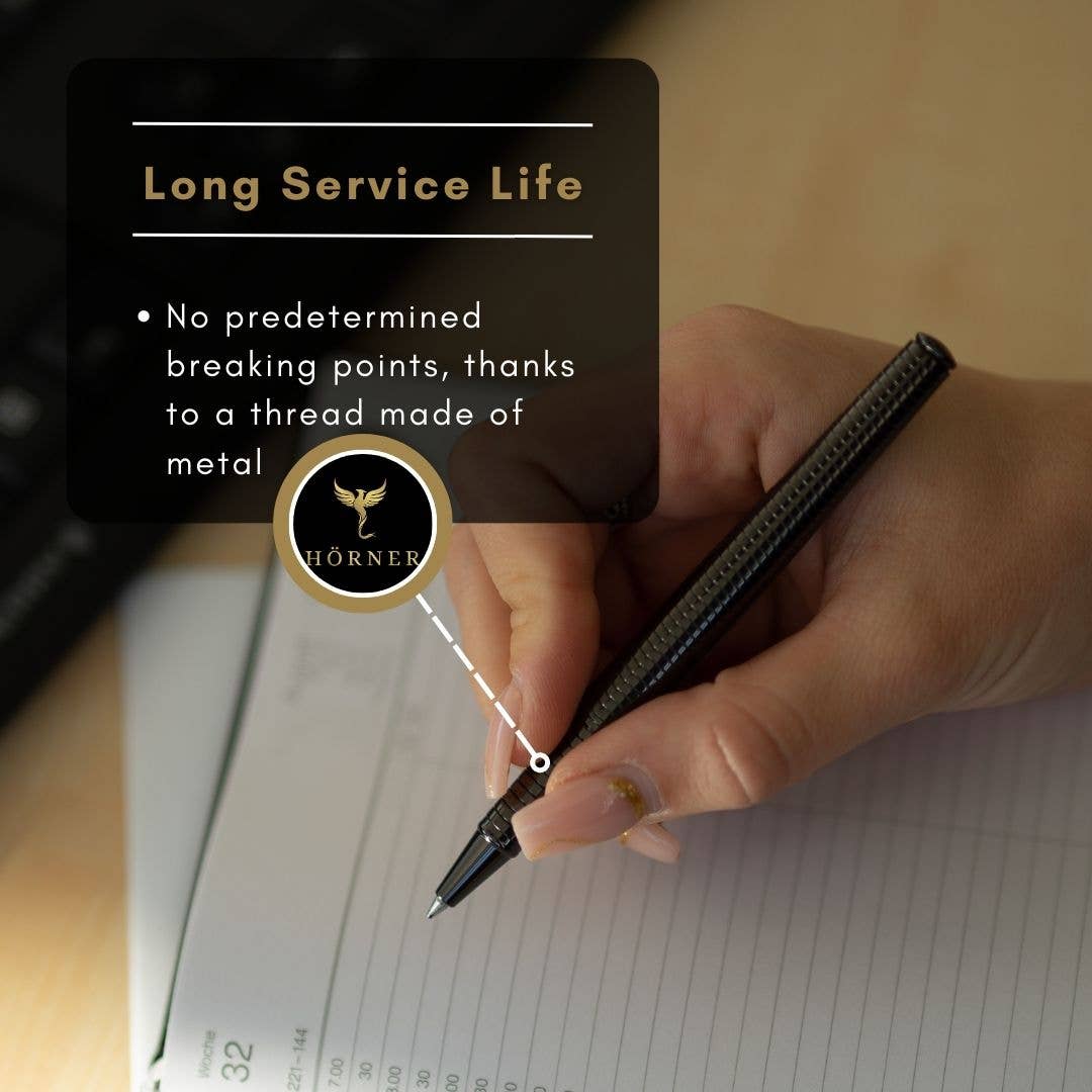 Hörner Fortress Rollerball Pen – premium German writing instrument