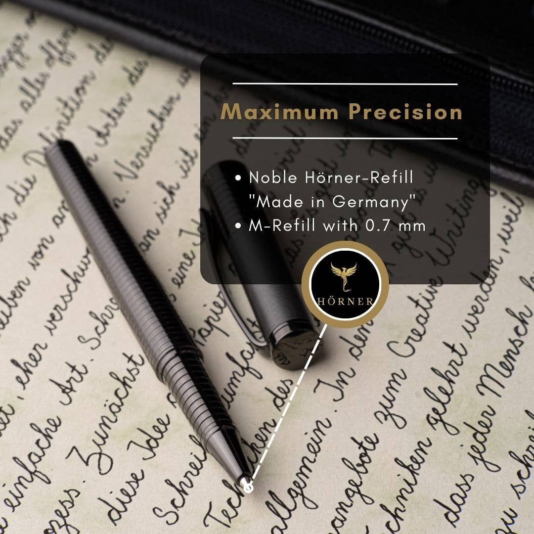 Hörner Fortress Rollerball Pen – premium German writing instrument