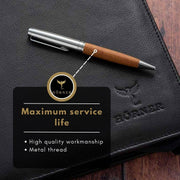 Hörner Legno Mahogany Wood Ballpoint Pen – premium German writing instrument
