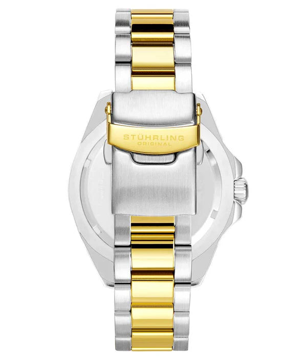 Depthmaster 3950A Quartz 42mm Diver Blue Dial / Silver Case / Gold Bracelet