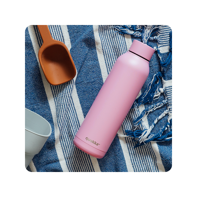 Quokka Thermal SS Bottle Solid 630 ml - Blossom Pink
