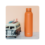 Quokka Thermal SS Bottle Solid 630 ml - Papaya Orange
