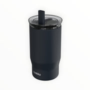 Quokka Themal SS Straw Tumbler Mist 720 ml - Black
